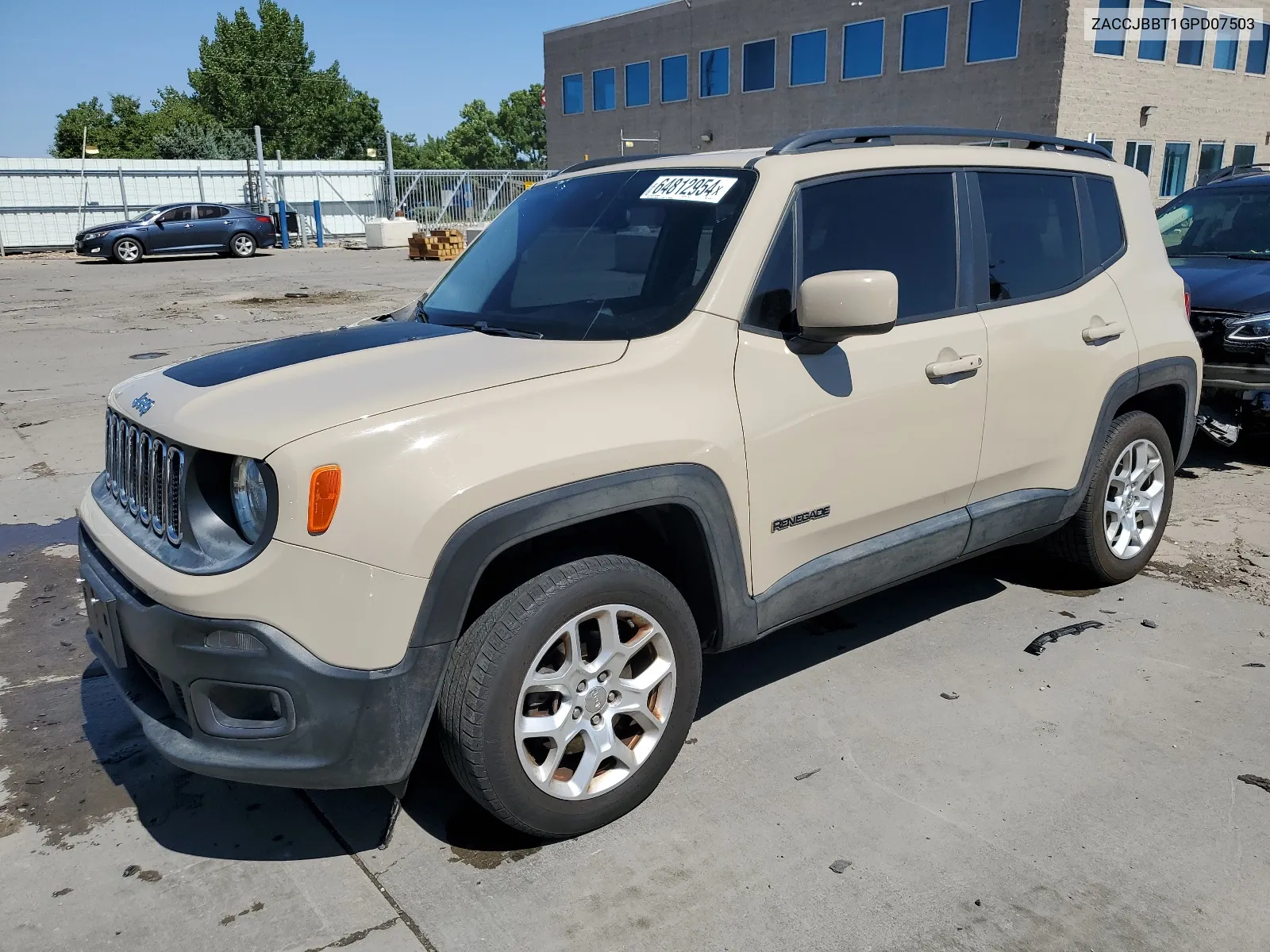 ZACCJBBT1GPD07503 2016 Jeep Renegade Latitude