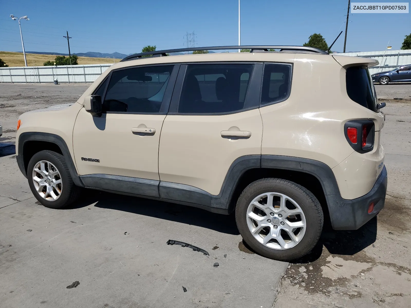 2016 Jeep Renegade Latitude VIN: ZACCJBBT1GPD07503 Lot: 64812954