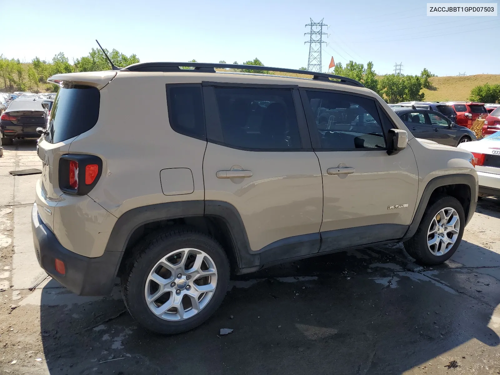 2016 Jeep Renegade Latitude VIN: ZACCJBBT1GPD07503 Lot: 64812954