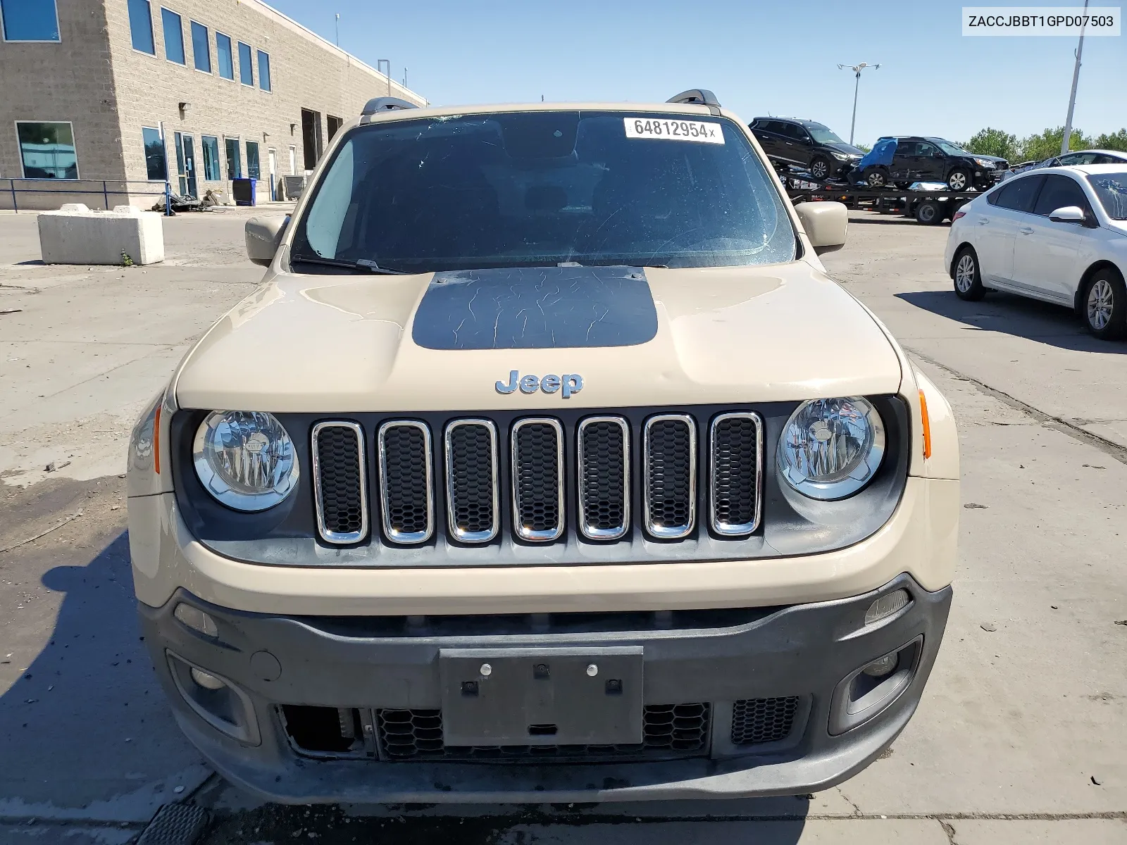 2016 Jeep Renegade Latitude VIN: ZACCJBBT1GPD07503 Lot: 64812954