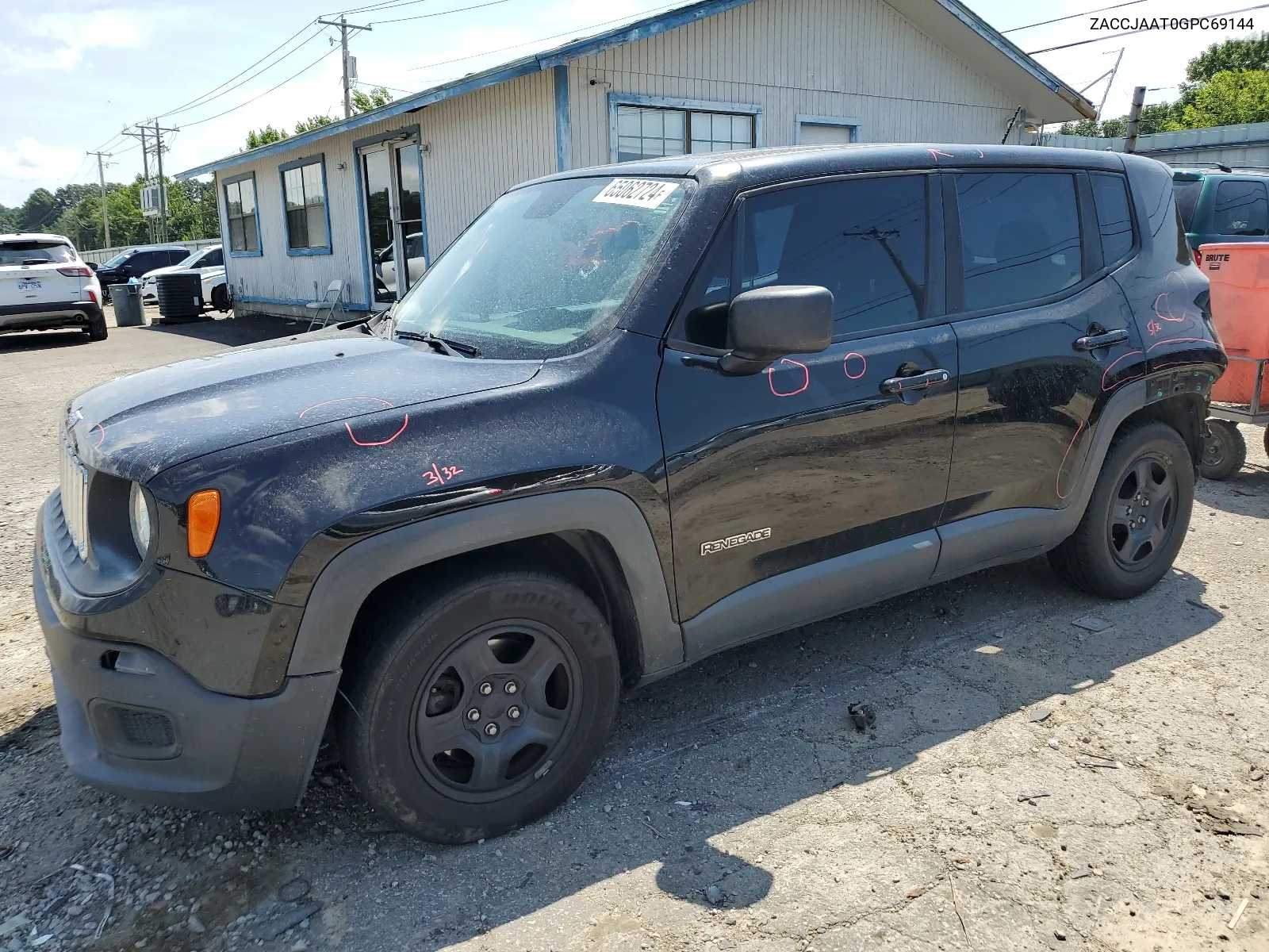 2016 Jeep Renegade Sport VIN: ZACCJAAT0GPC69144 Lot: 65062724