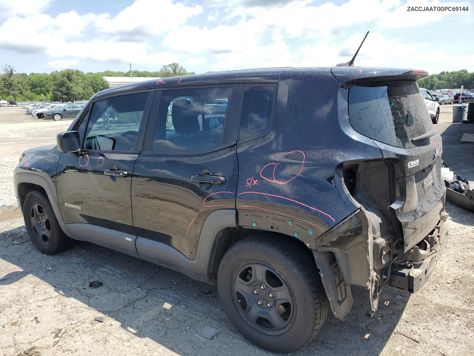 2016 Jeep Renegade Sport VIN: ZACCJAAT0GPC69144 Lot: 65062724