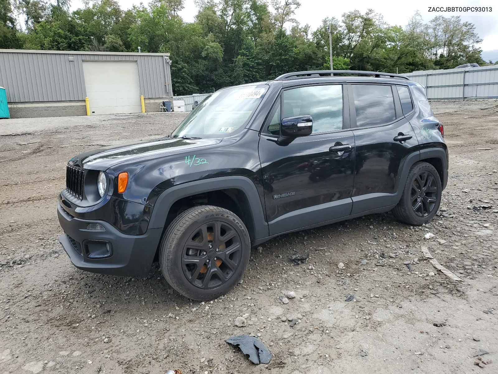 2016 Jeep Renegade Latitude VIN: ZACCJBBT0GPC93013 Lot: 65310494