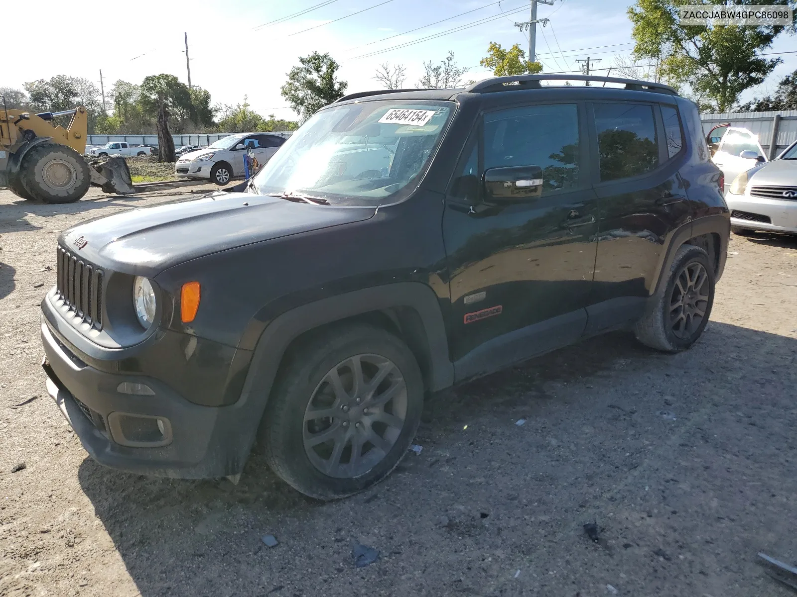 2016 Jeep Renegade Latitude VIN: ZACCJABW4GPC86098 Lot: 65464154