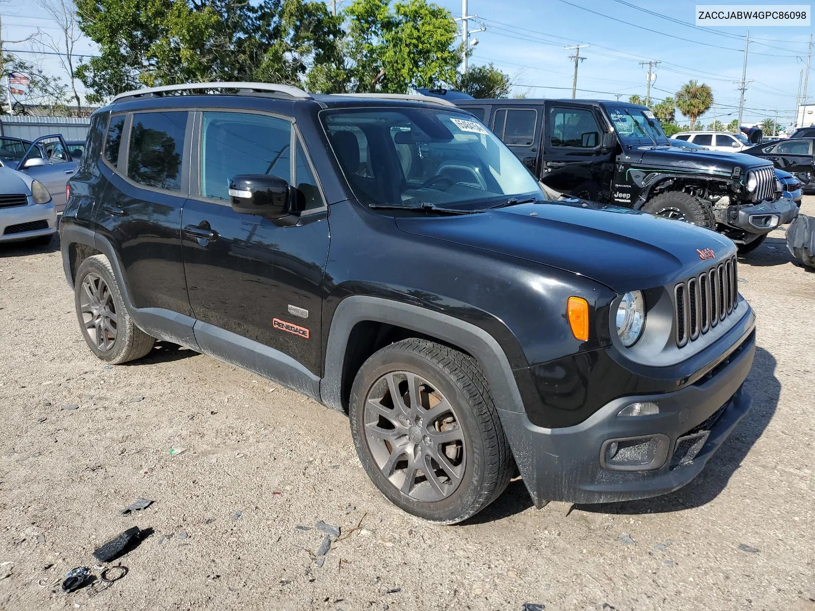 2016 Jeep Renegade Latitude VIN: ZACCJABW4GPC86098 Lot: 65464154