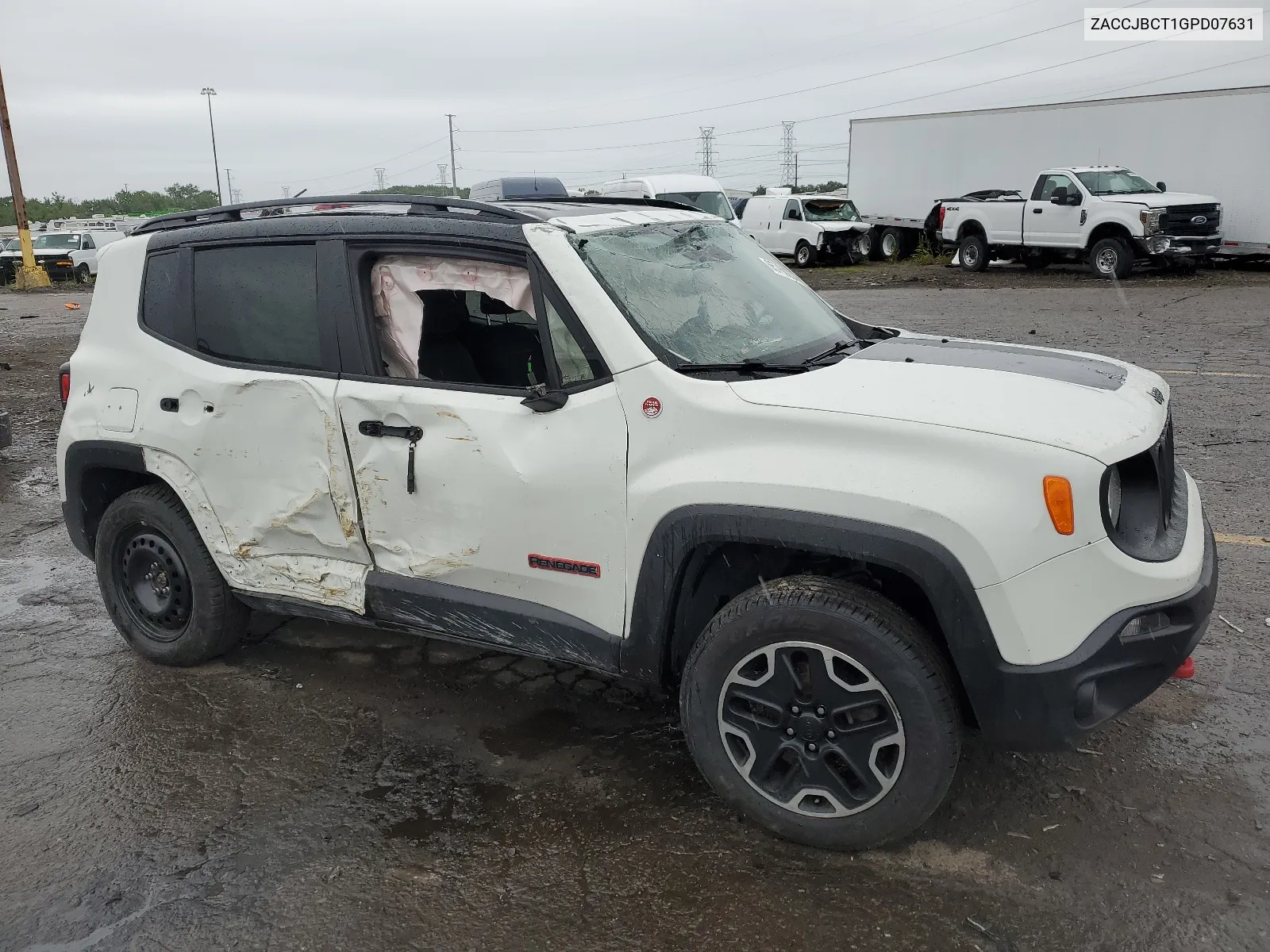 2016 Jeep Renegade Trailhawk VIN: ZACCJBCT1GPD07631 Lot: 65768224