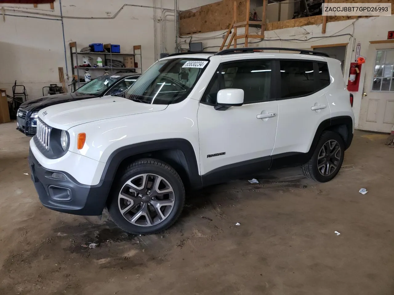 2016 Jeep Renegade Latitude VIN: ZACCJBBT7GPD26993 Lot: 65830234