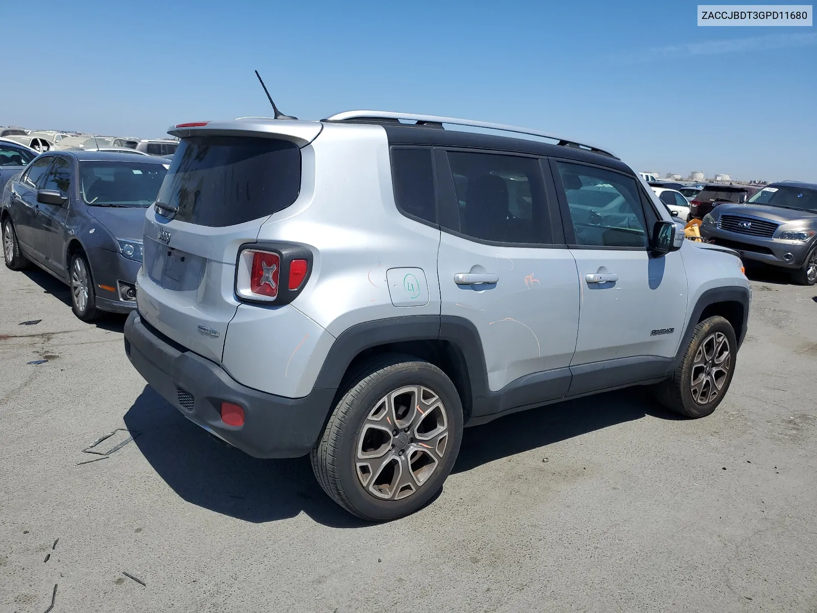 ZACCJBDT3GPD11680 2016 Jeep Renegade Limited