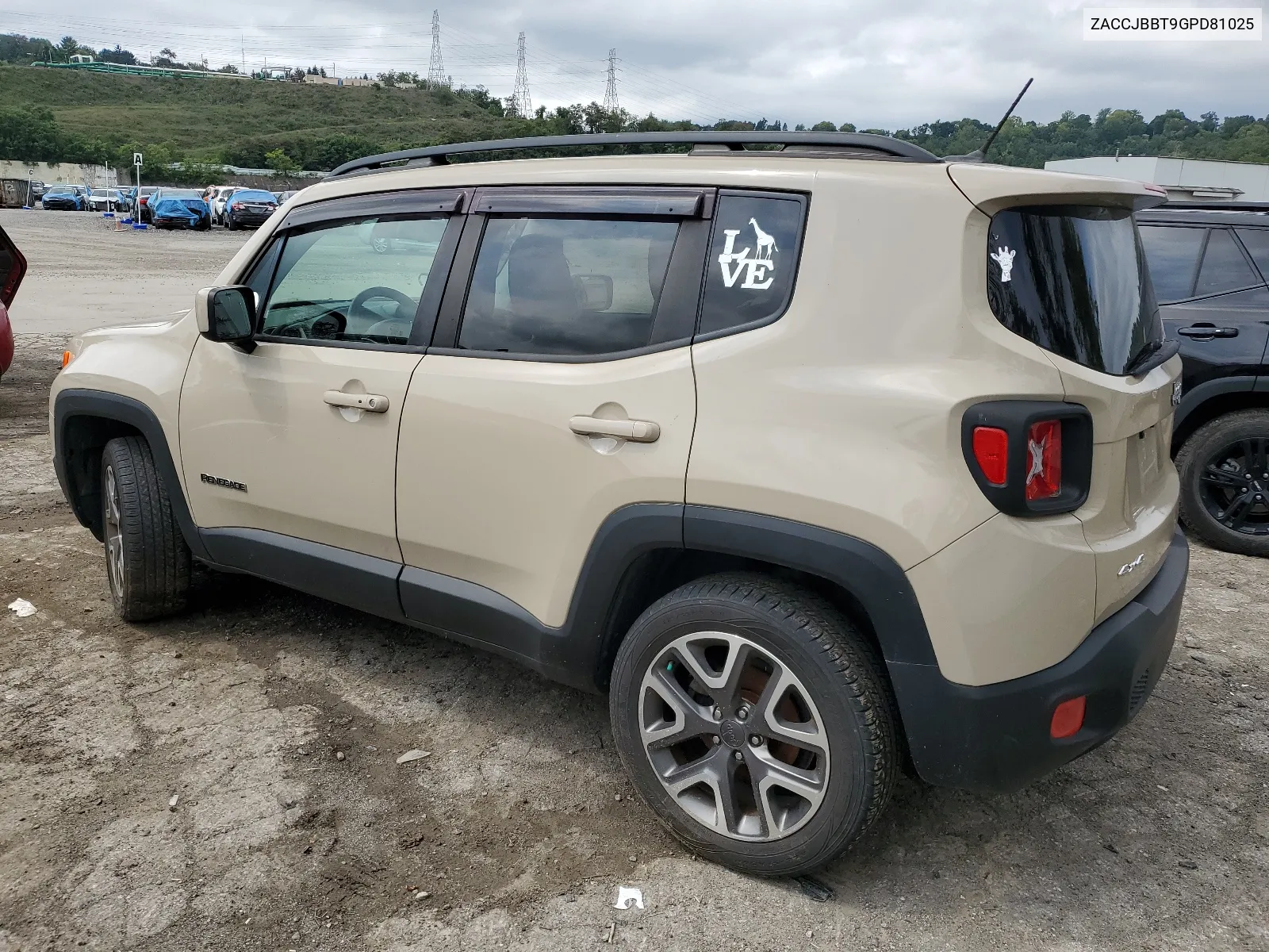 2016 Jeep Renegade Latitude VIN: ZACCJBBT9GPD81025 Lot: 66510464