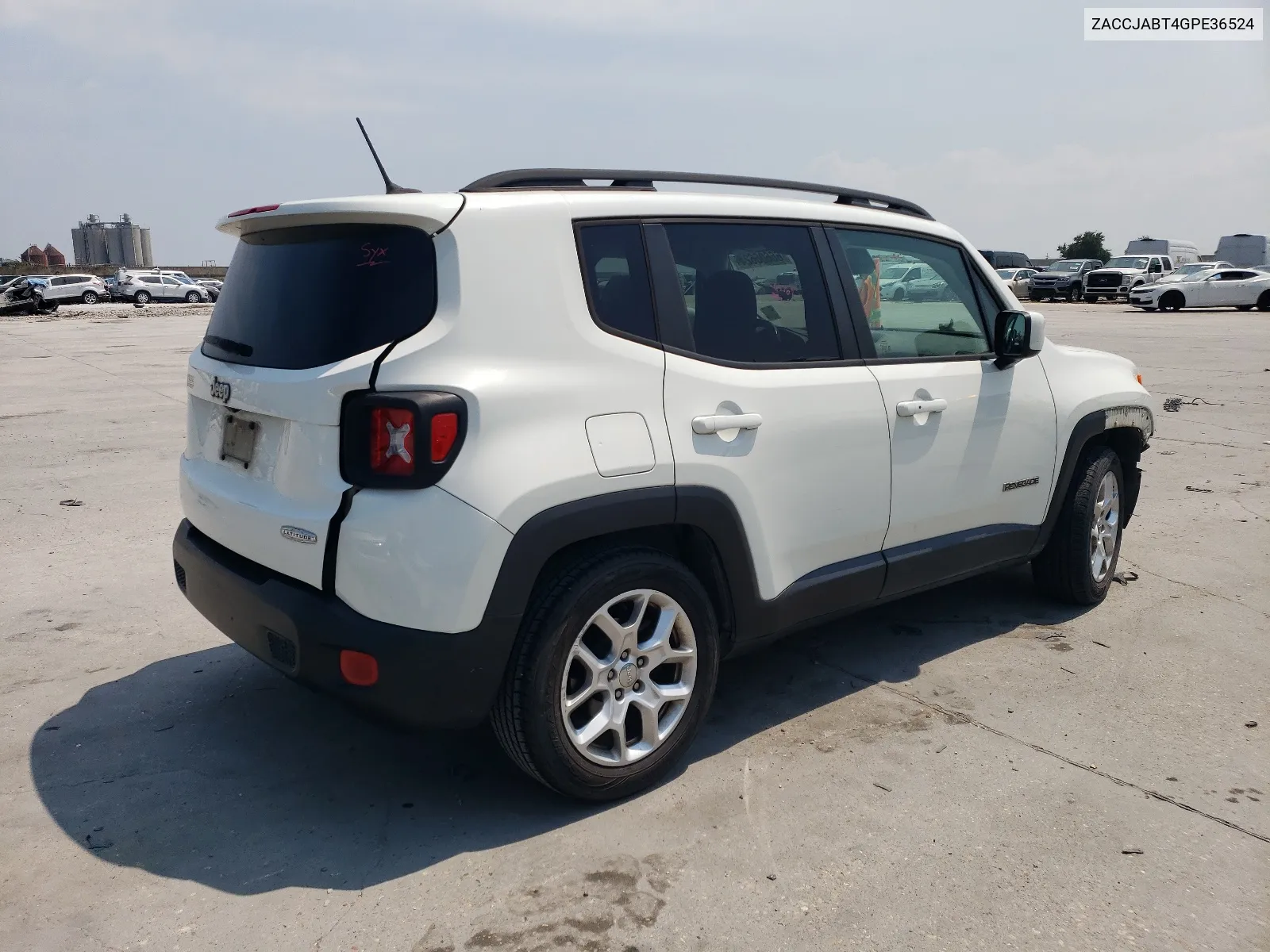 2016 Jeep Renegade Latitude VIN: ZACCJABT4GPE36524 Lot: 66606624