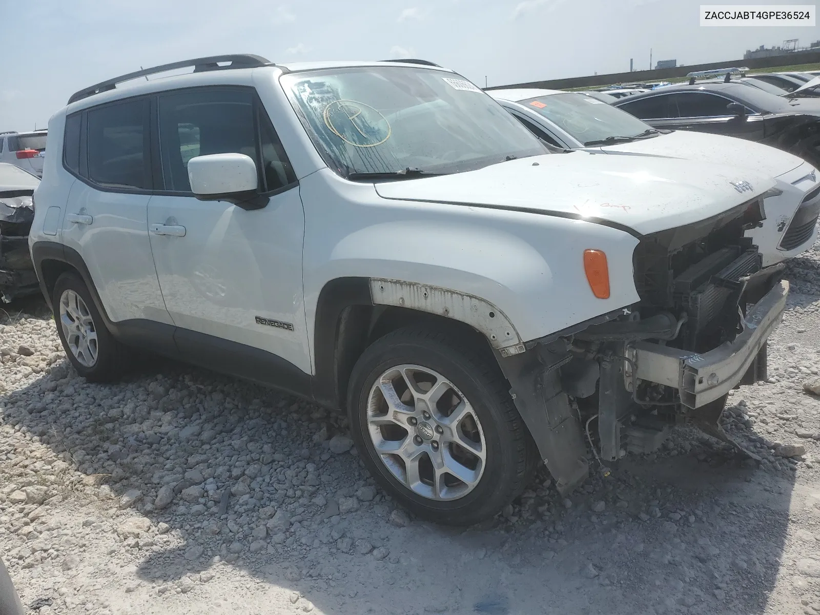 2016 Jeep Renegade Latitude VIN: ZACCJABT4GPE36524 Lot: 66606624