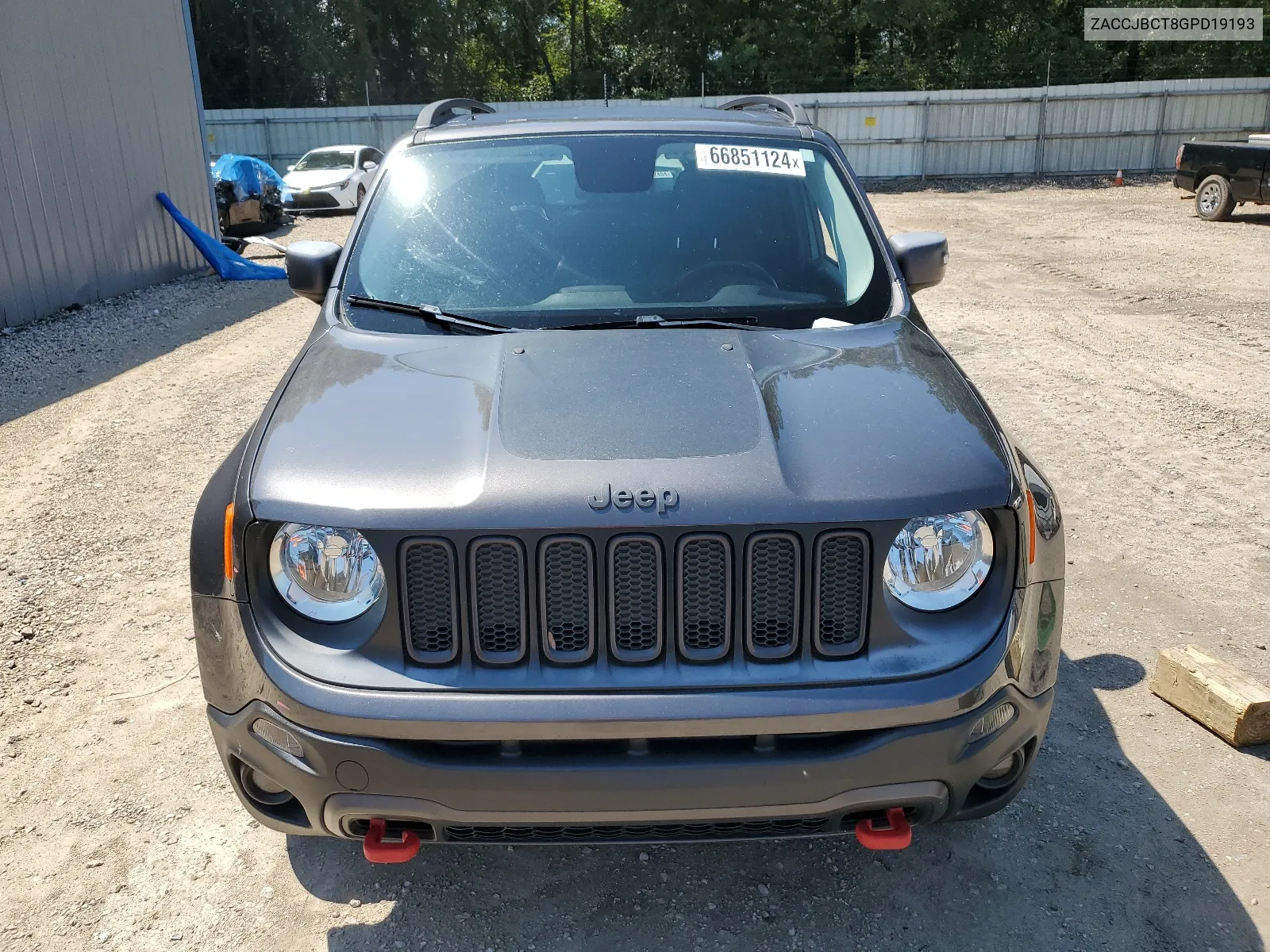 2016 Jeep Renegade Trailhawk VIN: ZACCJBCT8GPD19193 Lot: 66851124