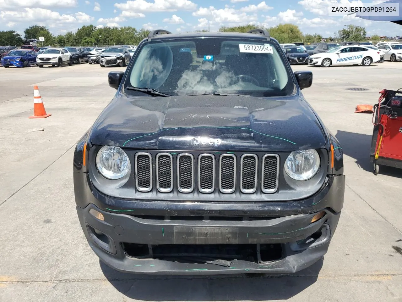 2016 Jeep Renegade Latitude VIN: ZACCJBBT0GPD91264 Lot: 68723994