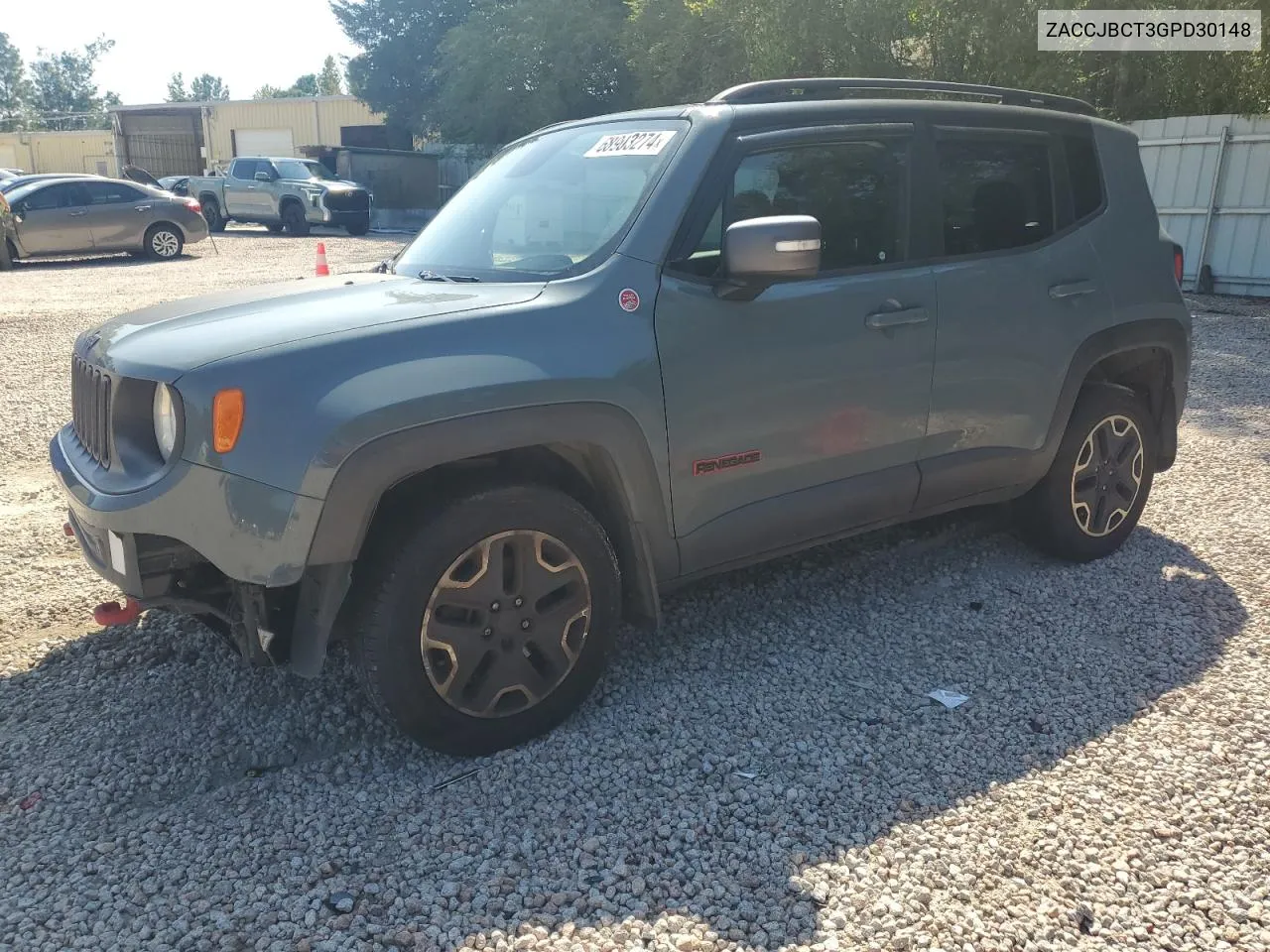 2016 Jeep Renegade Trailhawk VIN: ZACCJBCT3GPD30148 Lot: 68903274