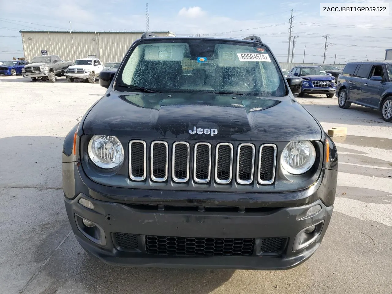 2016 Jeep Renegade Latitude VIN: ZACCJBBT1GPD59522 Lot: 69504574