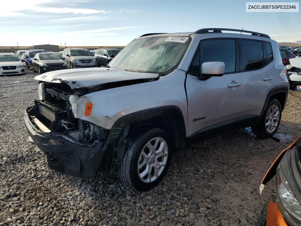 ZACCJBBT5GPE22346 2016 Jeep Renegade Latitude