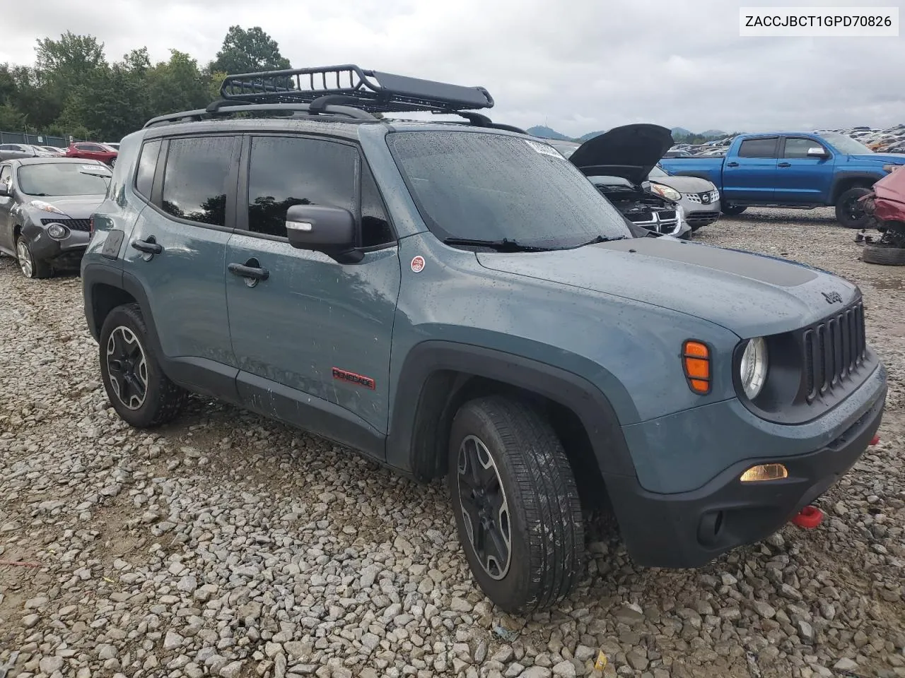 2016 Jeep Renegade Trailhawk VIN: ZACCJBCT1GPD70826 Lot: 72057234