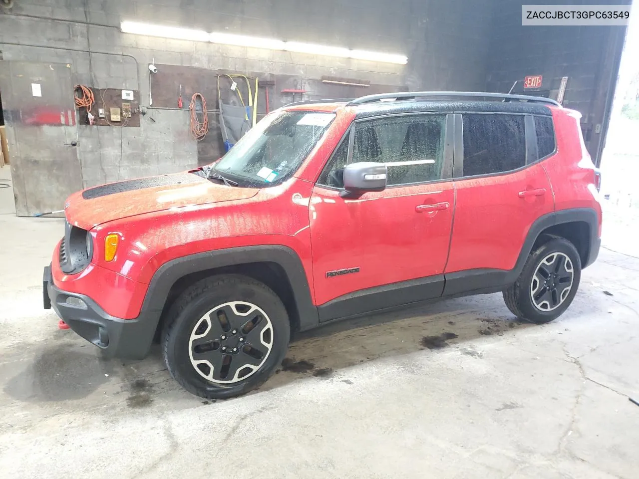 2016 Jeep Renegade Trailhawk VIN: ZACCJBCT3GPC63549 Lot: 72386604