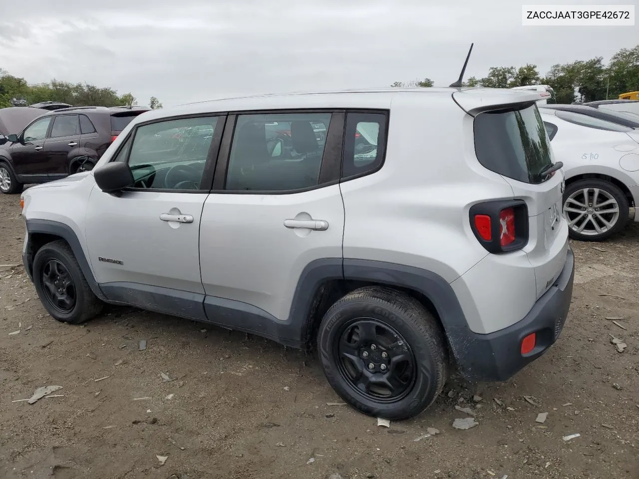 2016 Jeep Renegade Sport VIN: ZACCJAAT3GPE42672 Lot: 72851394