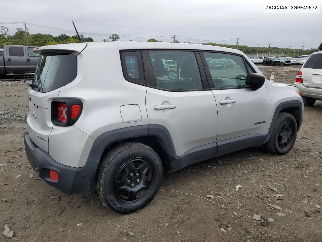 2016 Jeep Renegade Sport VIN: ZACCJAAT3GPE42672 Lot: 72851394