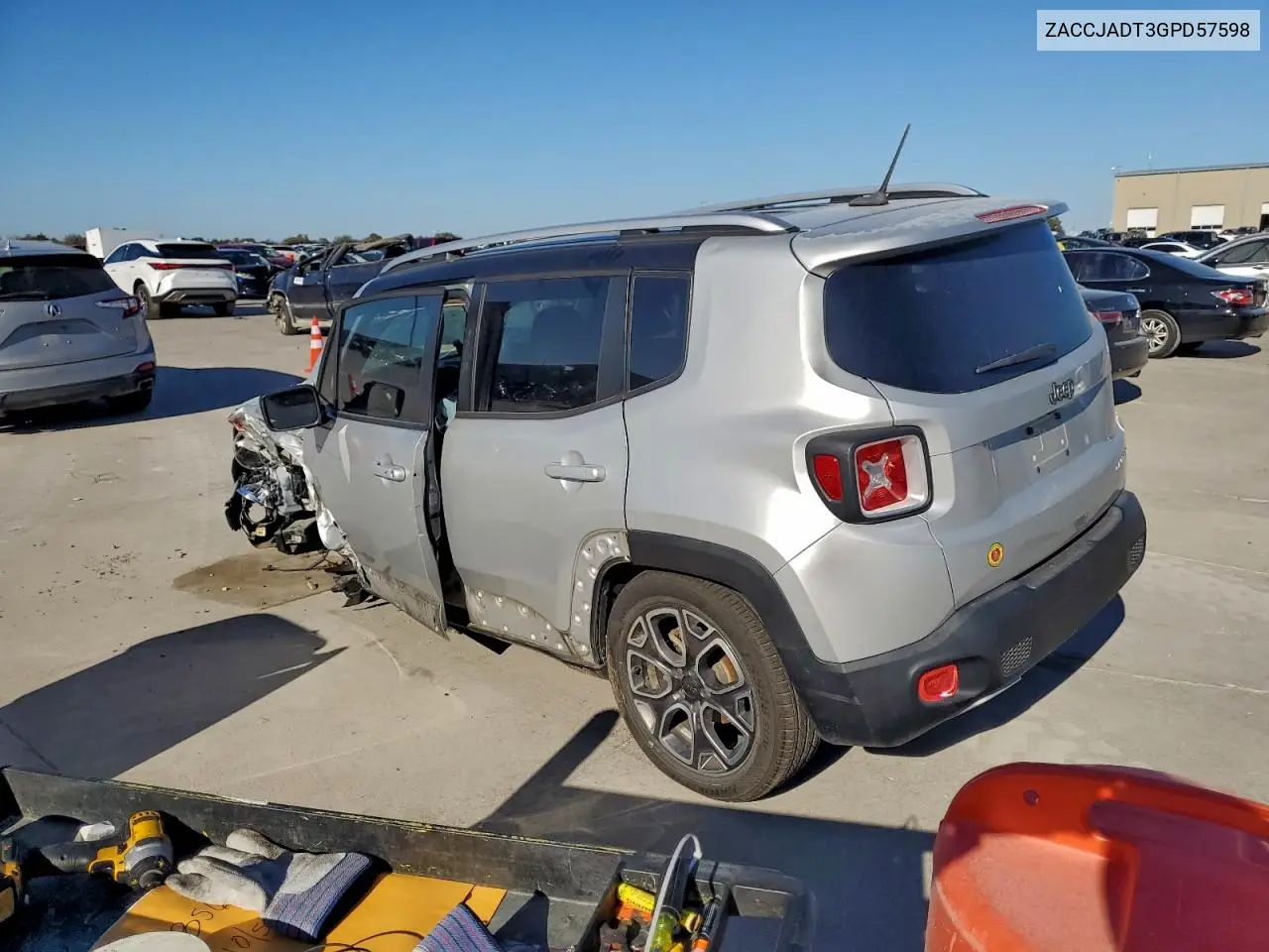 ZACCJADT3GPD57598 2016 Jeep Renegade Limited