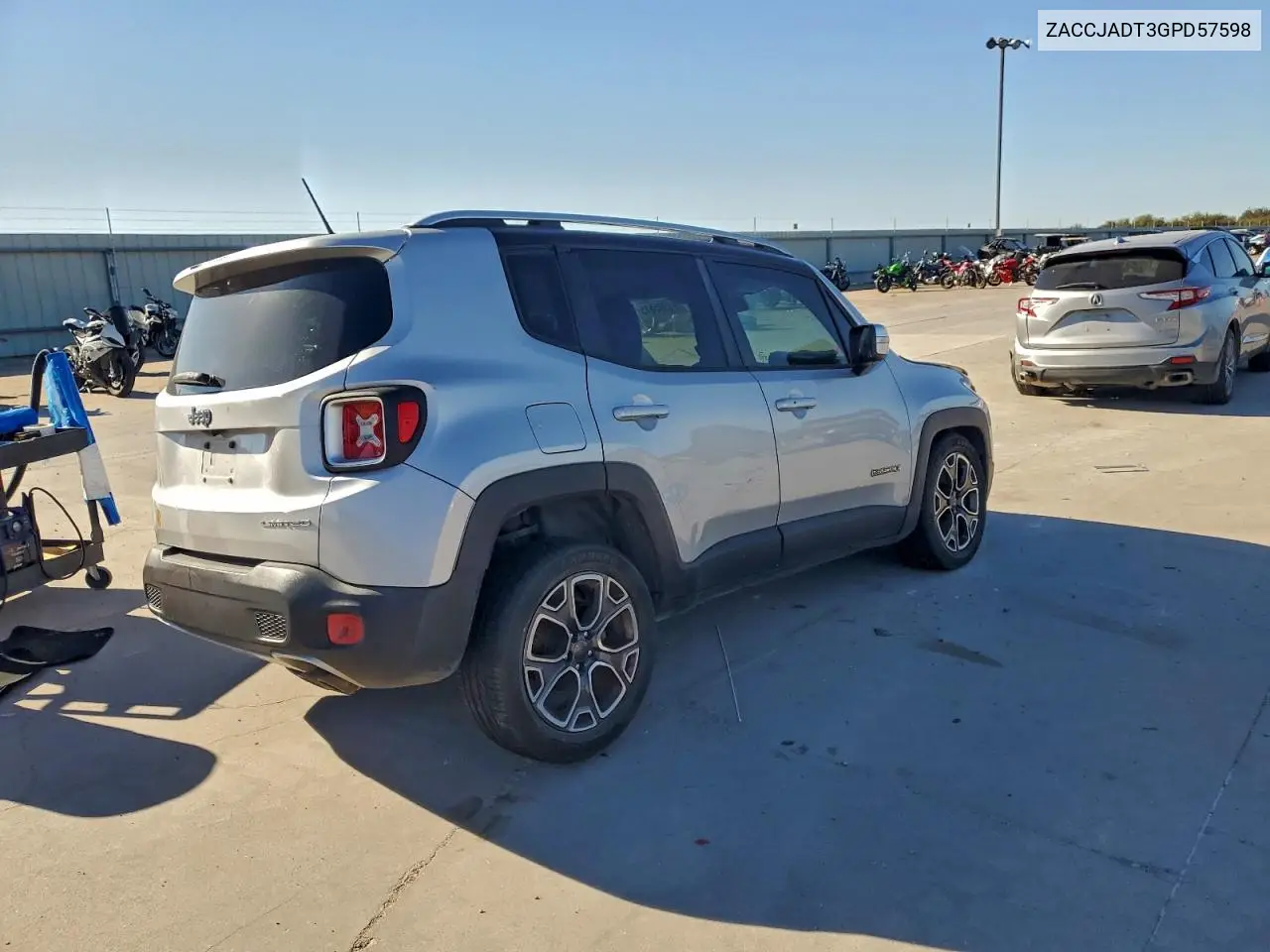 ZACCJADT3GPD57598 2016 Jeep Renegade Limited