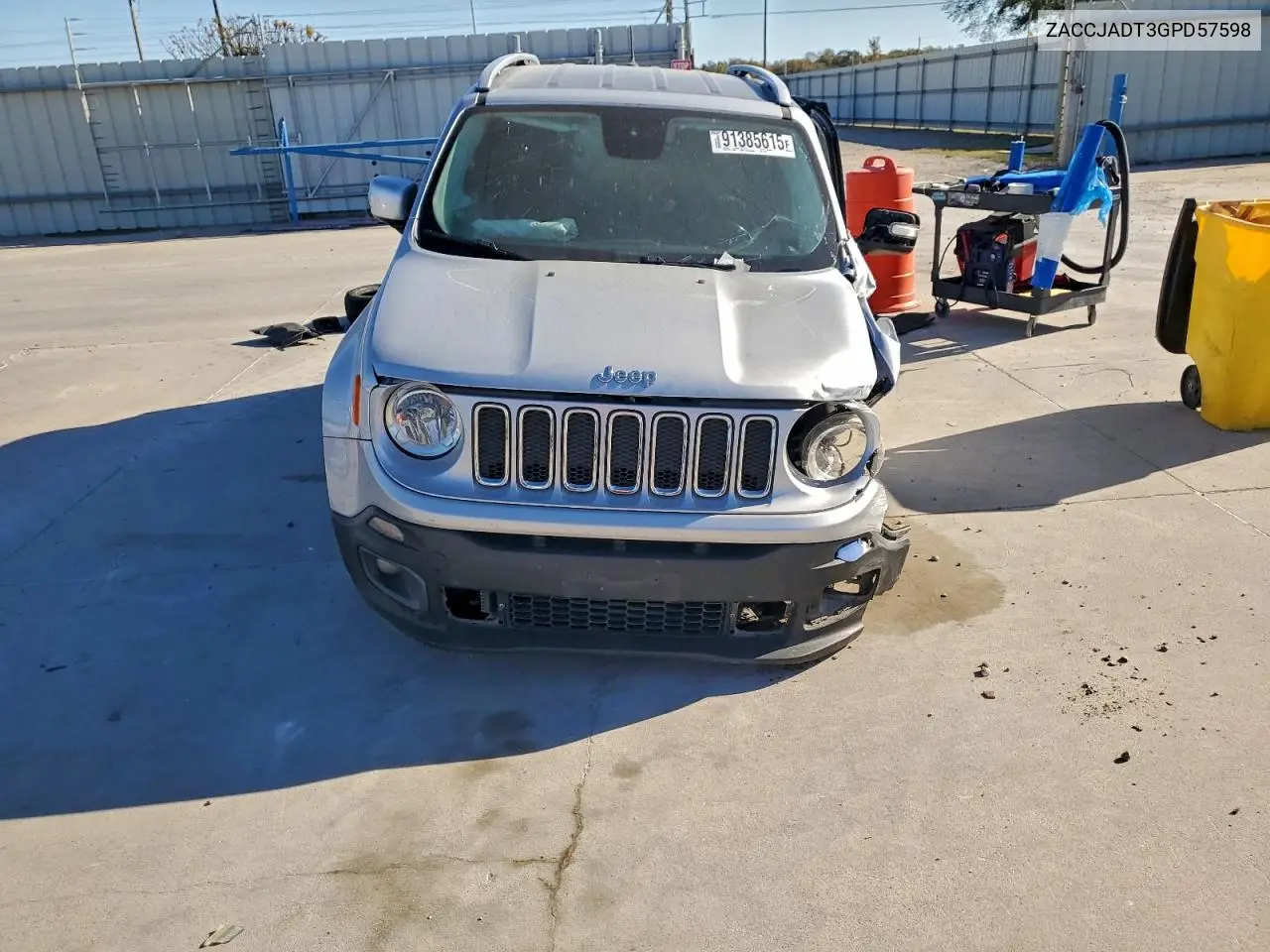ZACCJADT3GPD57598 2016 Jeep Renegade Limited