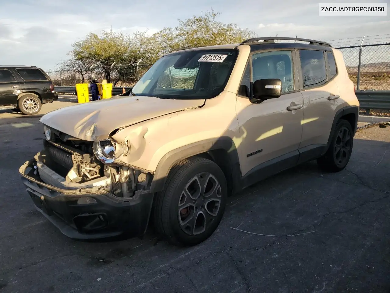 ZACCJADT8GPC60350 2016 Jeep Renegade Limited