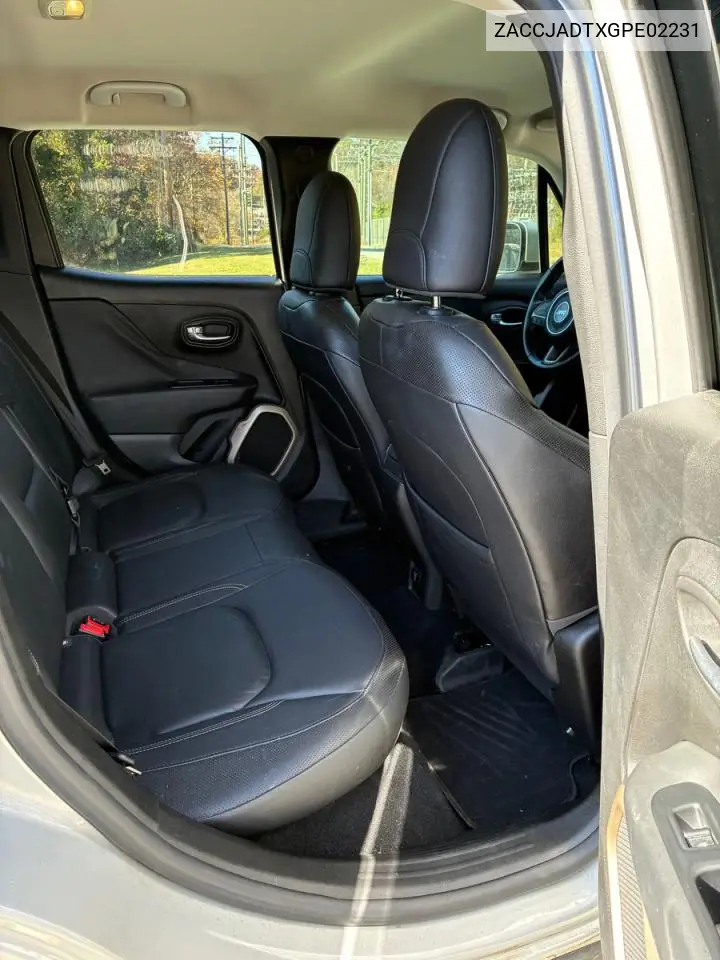 ZACCJADTXGPE02231 2016 Jeep Renegade Limited