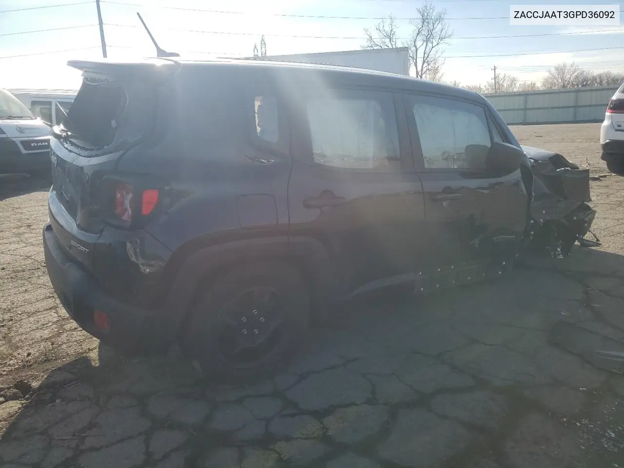 ZACCJAAT3GPD36092 2016 Jeep Renegade Sport