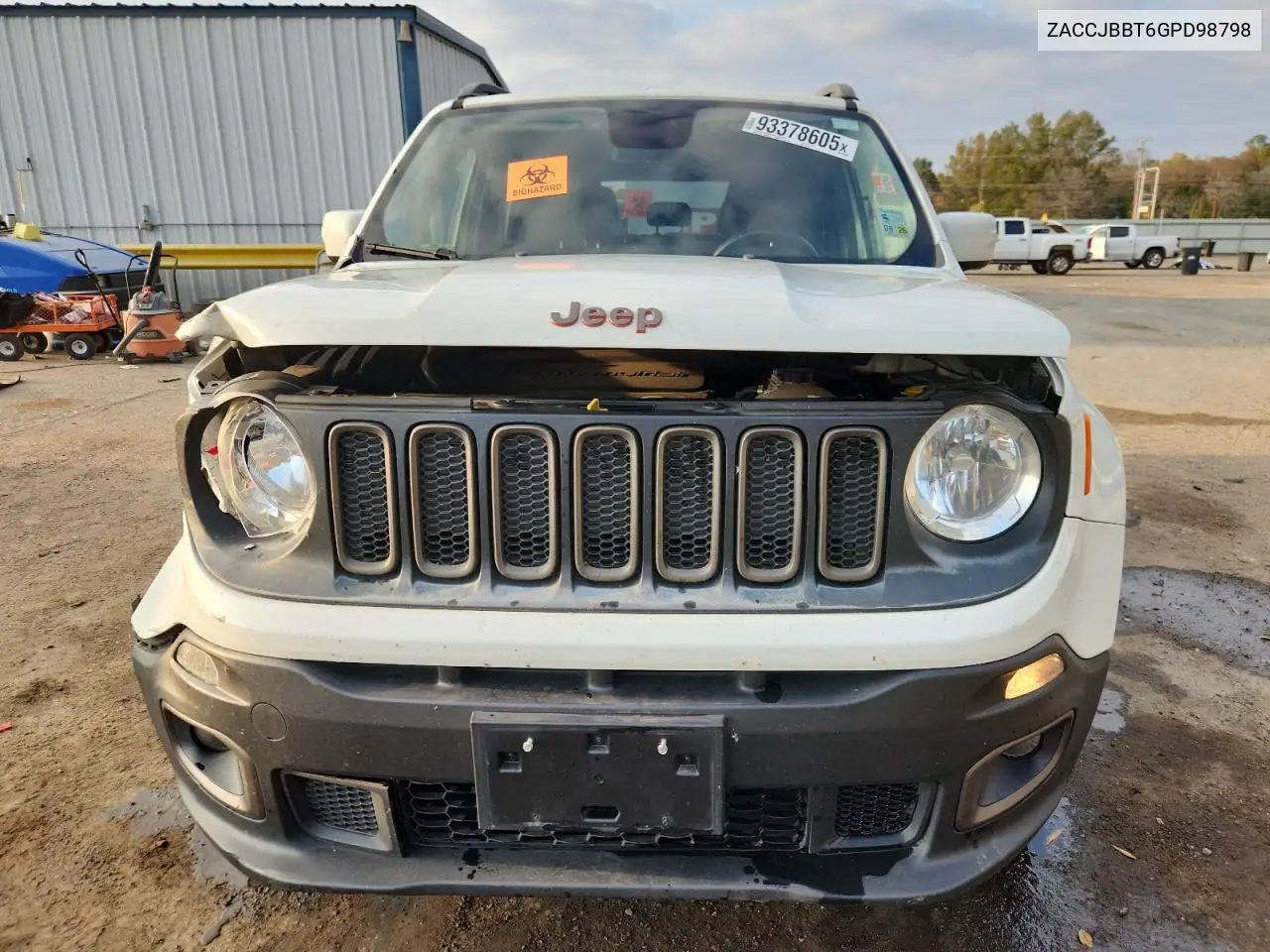 ZACCJBBT6GPD98798 2016 Jeep Renegade Latitude