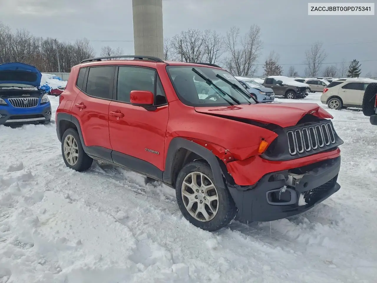 ZACCJBBT0GPD75341 2016 Jeep Renegade Latitude