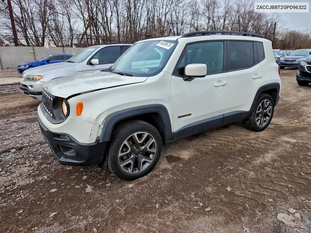 ZACCJBBT2GPD96322 2016 Jeep Renegade Latitude