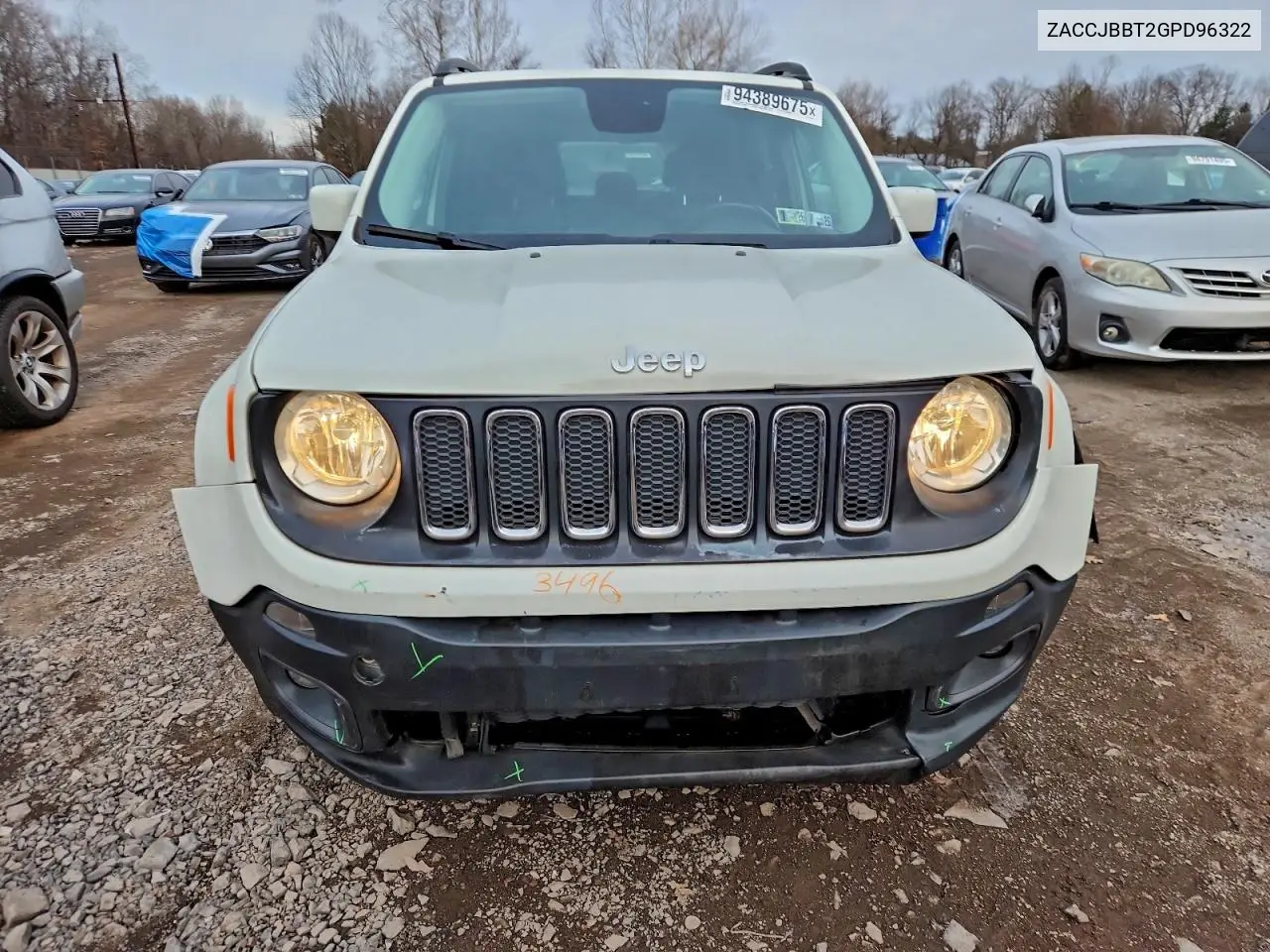 ZACCJBBT2GPD96322 2016 Jeep Renegade Latitude