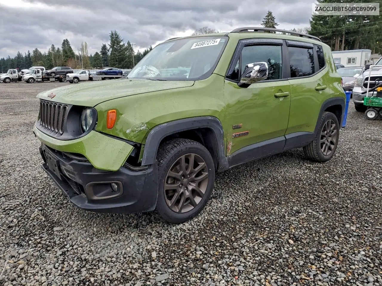 ZACCJBBT5GPC89099 2016 Jeep Renegade Latitude