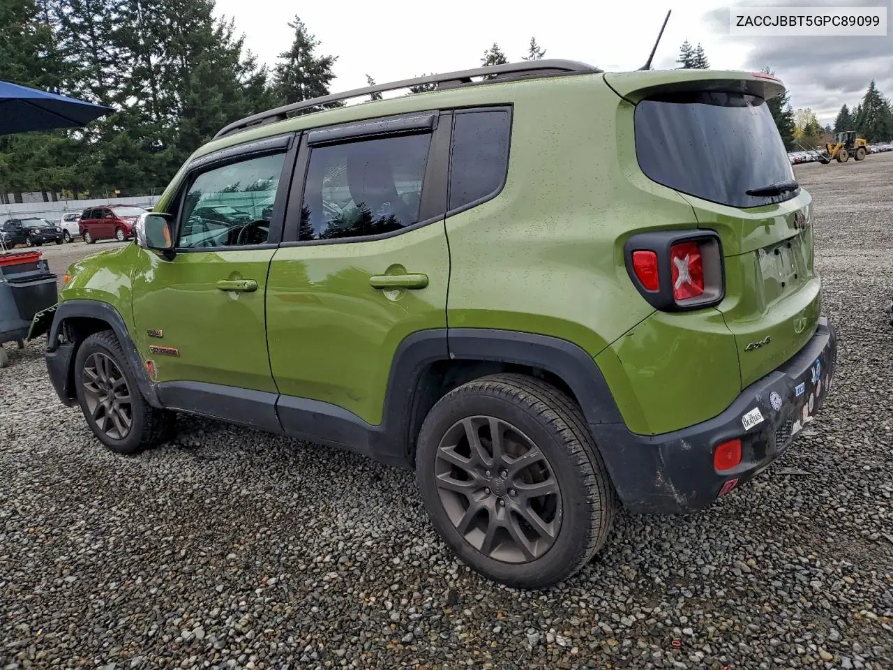 ZACCJBBT5GPC89099 2016 Jeep Renegade Latitude