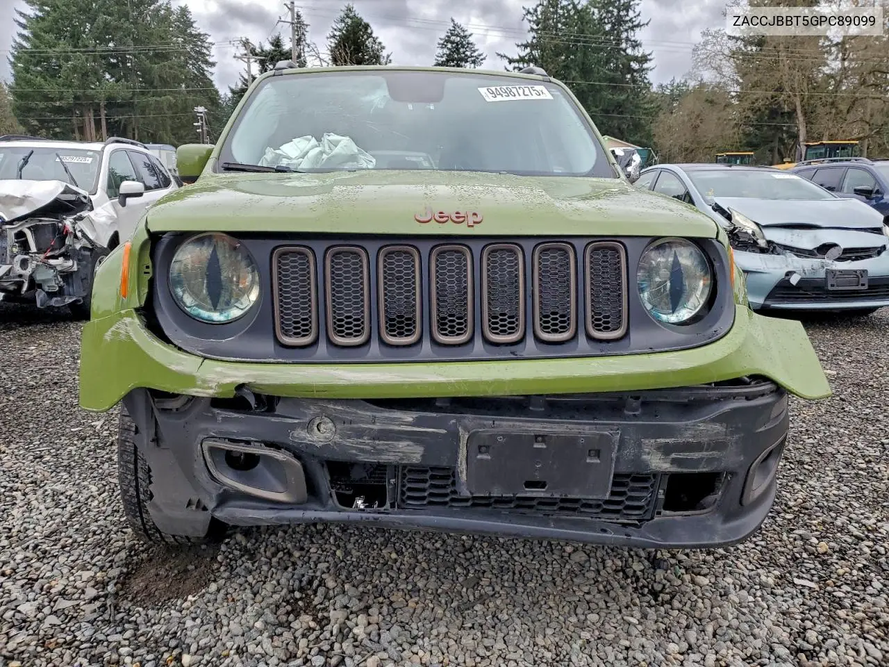 ZACCJBBT5GPC89099 2016 Jeep Renegade Latitude
