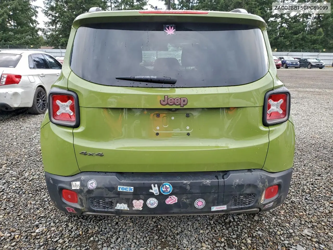 ZACCJBBT5GPC89099 2016 Jeep Renegade Latitude