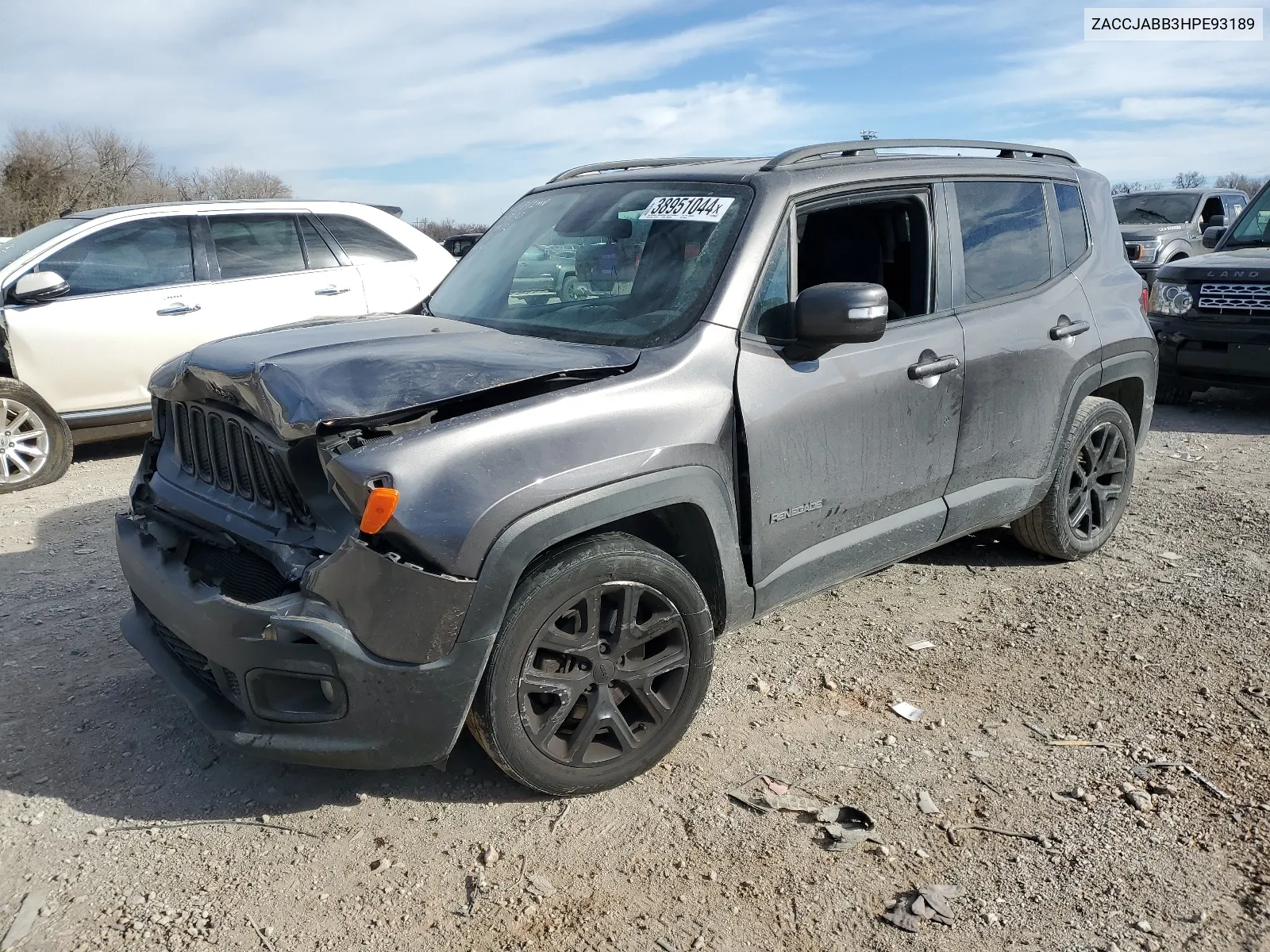 2017 Jeep Renegade Latitude VIN: ZACCJABB3HPE93189 Lot: 38951044