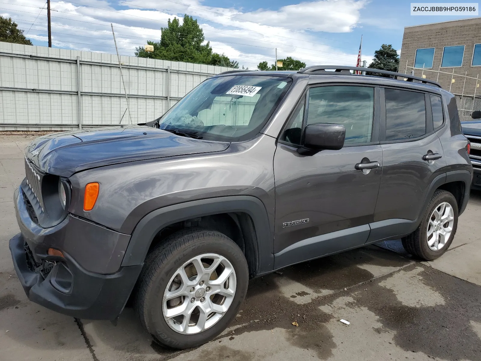 2017 Jeep Renegade Latitude VIN: ZACCJBBB9HPG59186 Lot: 60856494