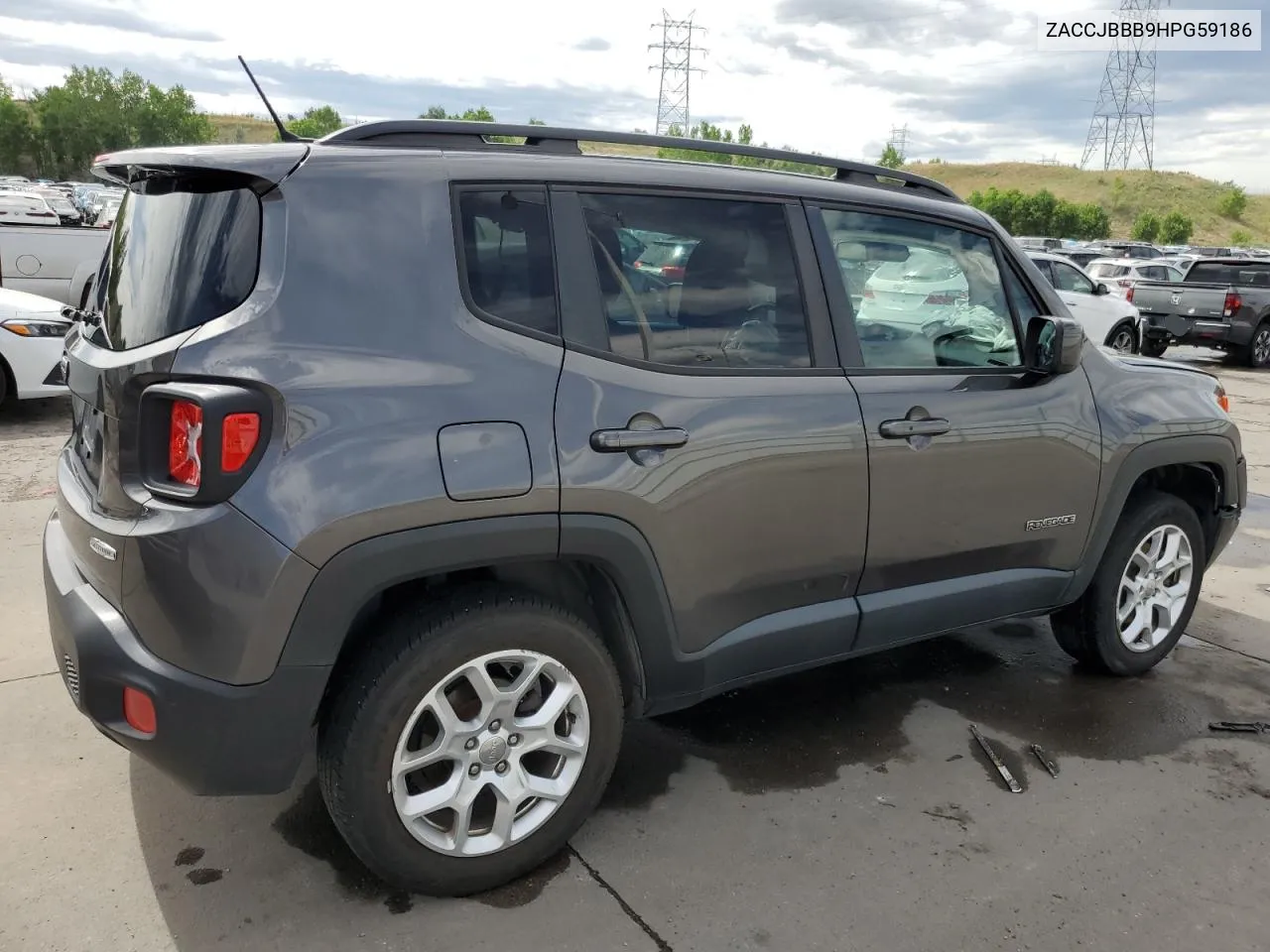 2017 Jeep Renegade Latitude VIN: ZACCJBBB9HPG59186 Lot: 60856494