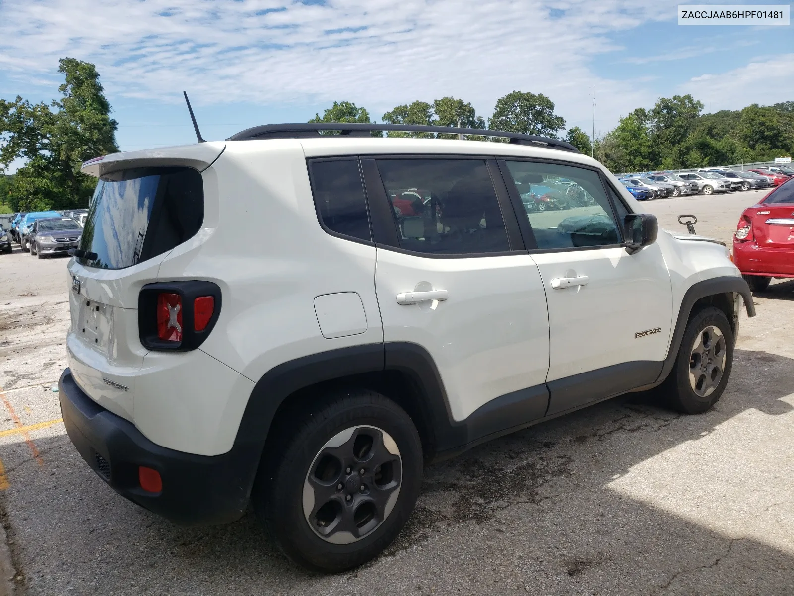 2017 Jeep Renegade Sport VIN: ZACCJAAB6HPF01481 Lot: 62016664