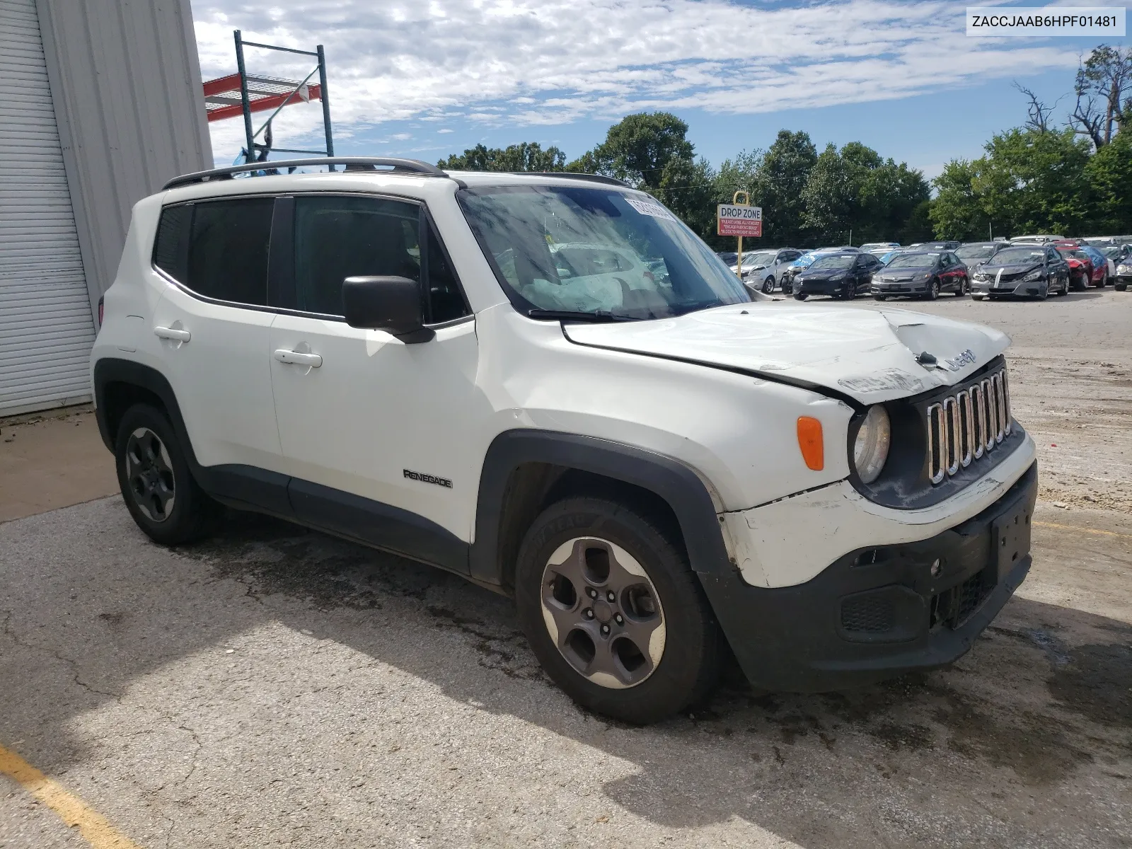 2017 Jeep Renegade Sport VIN: ZACCJAAB6HPF01481 Lot: 62016664