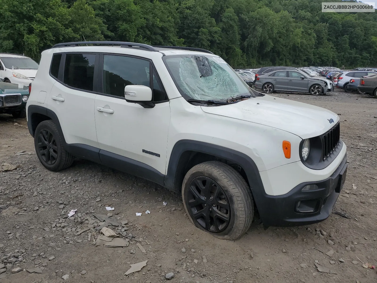 2017 Jeep Renegade Latitude VIN: ZACCJBBB2HPG00688 Lot: 62284704