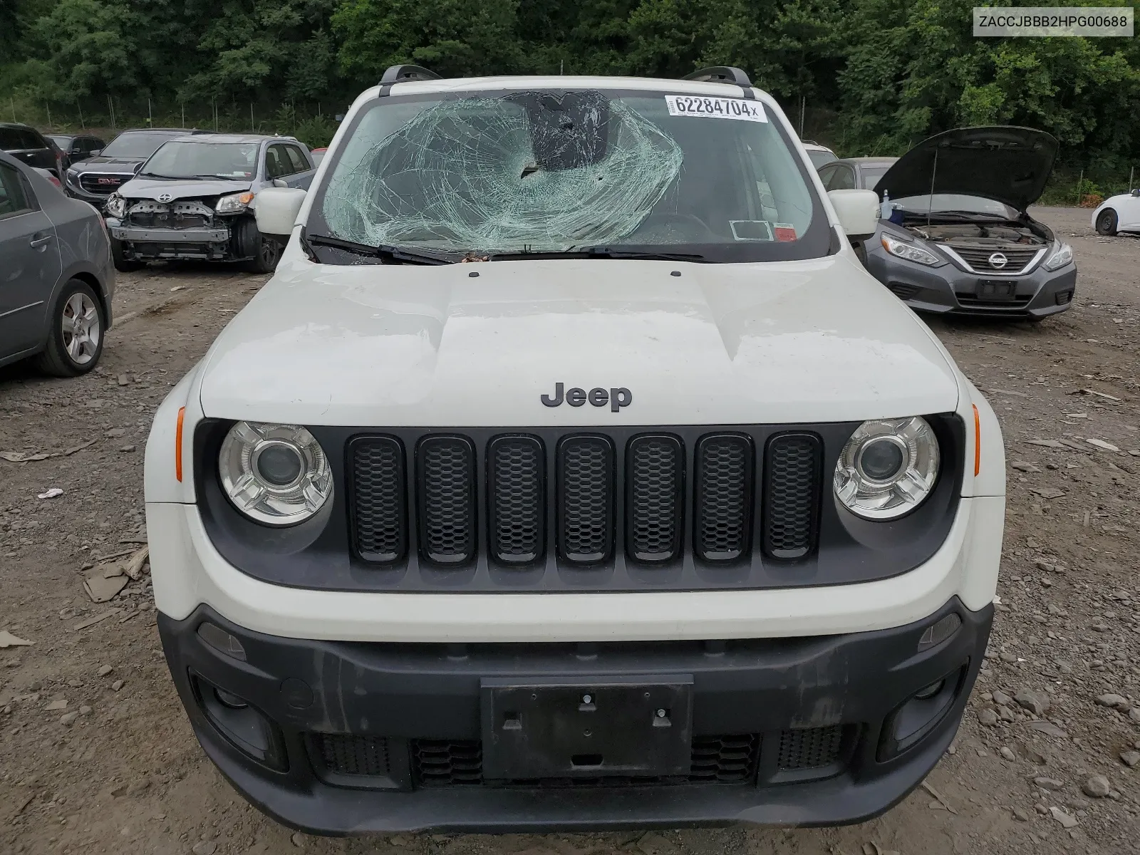 2017 Jeep Renegade Latitude VIN: ZACCJBBB2HPG00688 Lot: 62284704