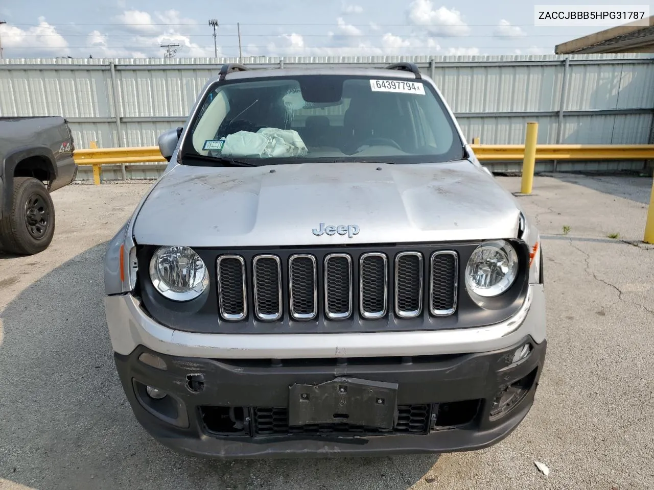 2017 Jeep Renegade Latitude VIN: ZACCJBBB5HPG31787 Lot: 64397794