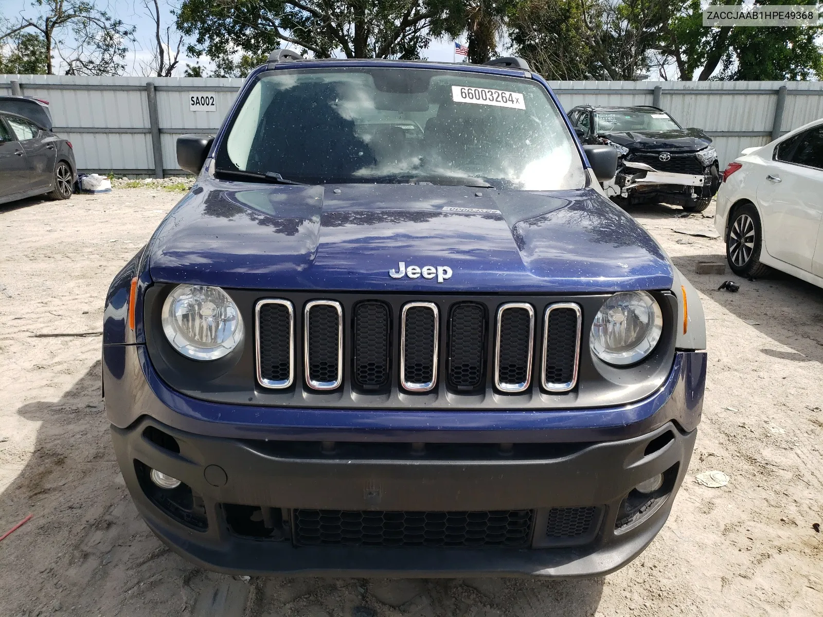 2017 Jeep Renegade Sport VIN: ZACCJAAB1HPE49368 Lot: 66003264