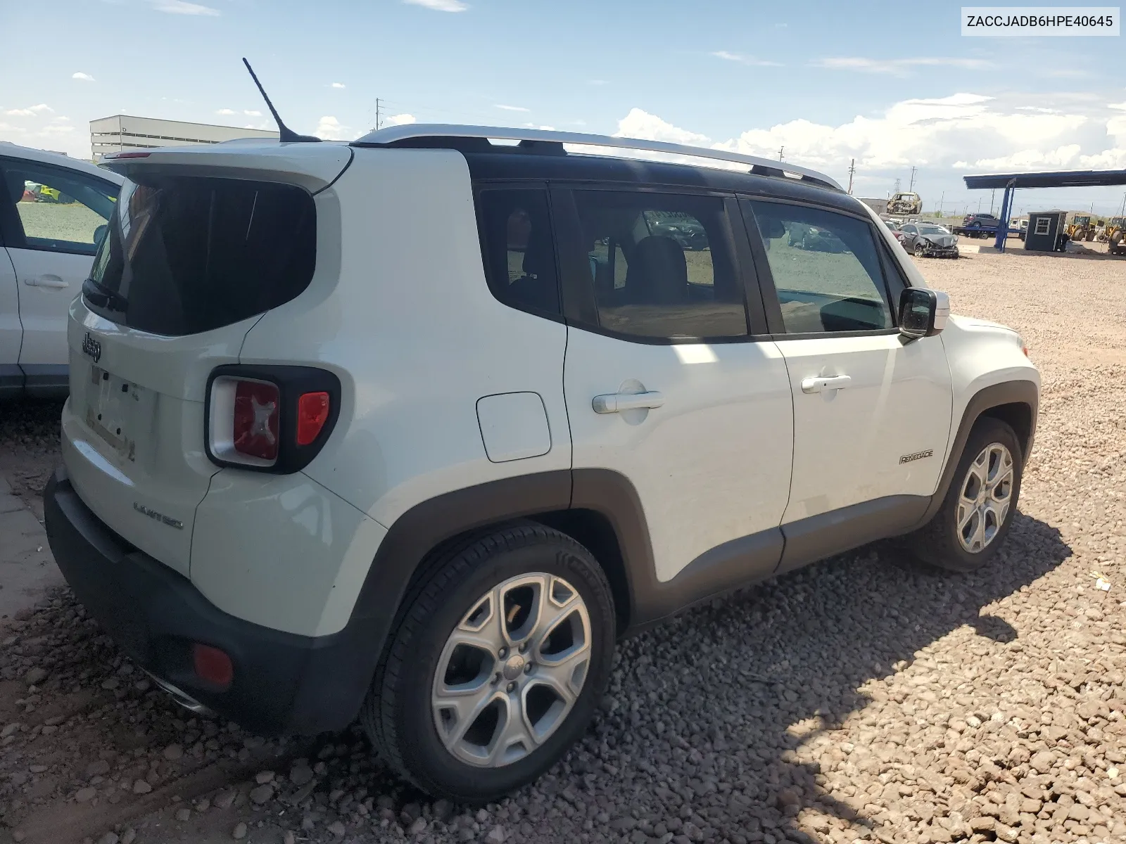 2017 Jeep Renegade Limited VIN: ZACCJADB6HPE40645 Lot: 66035274