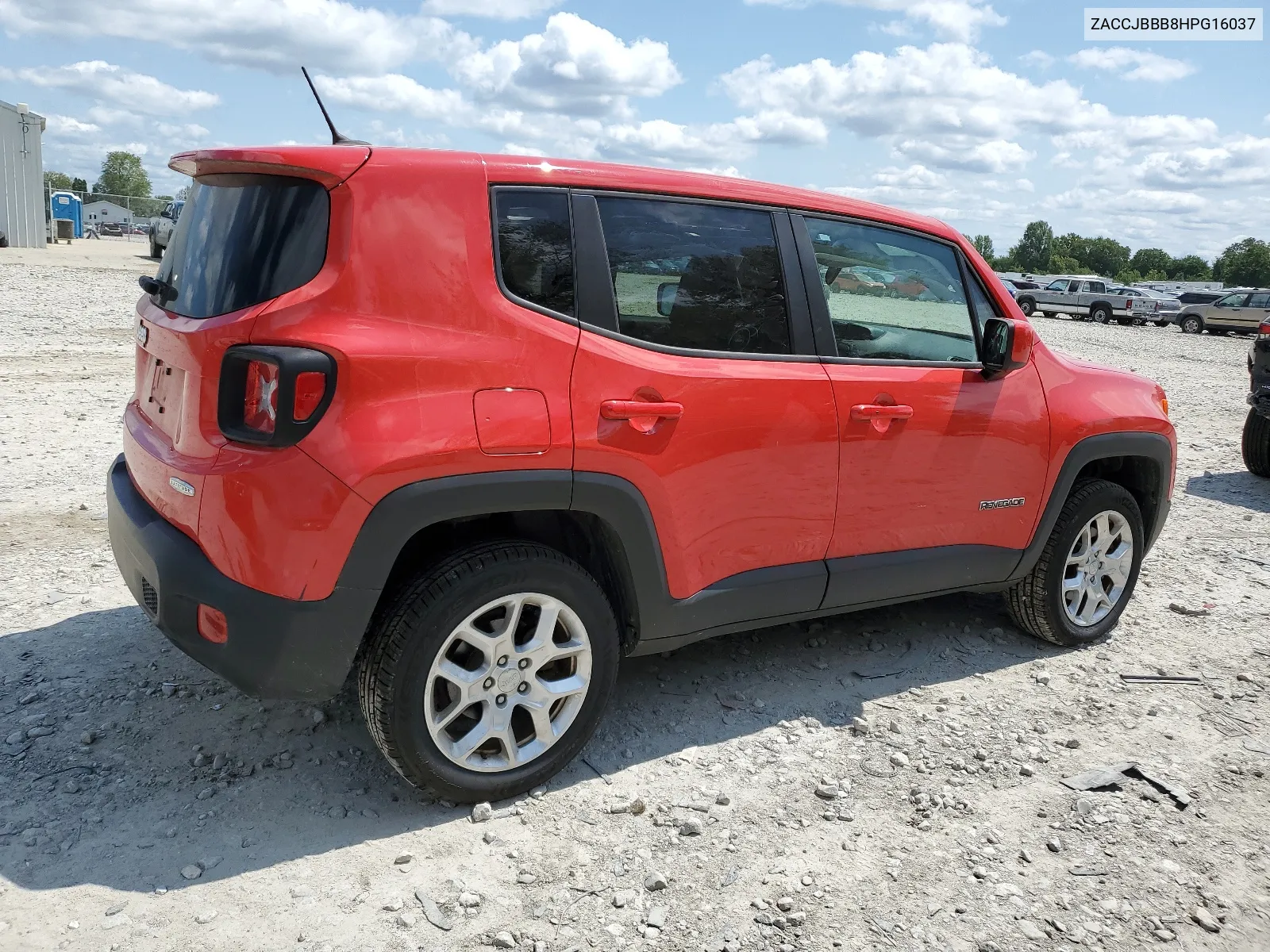 2017 Jeep Renegade Latitude VIN: ZACCJBBB8HPG16037 Lot: 66060954