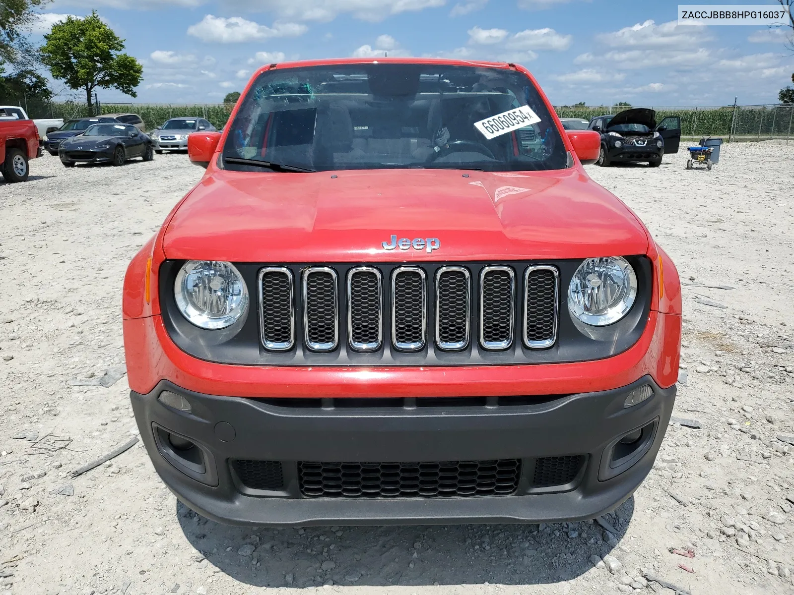 2017 Jeep Renegade Latitude VIN: ZACCJBBB8HPG16037 Lot: 66060954